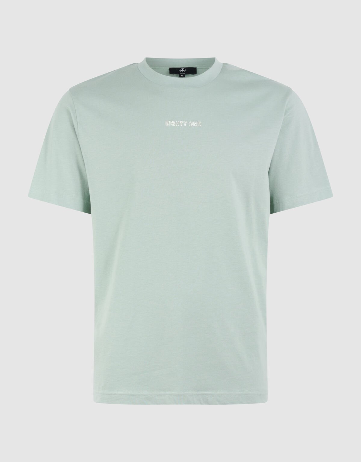Eighty One Tekst T-shirt Lichtgroen SHOEBY MEN