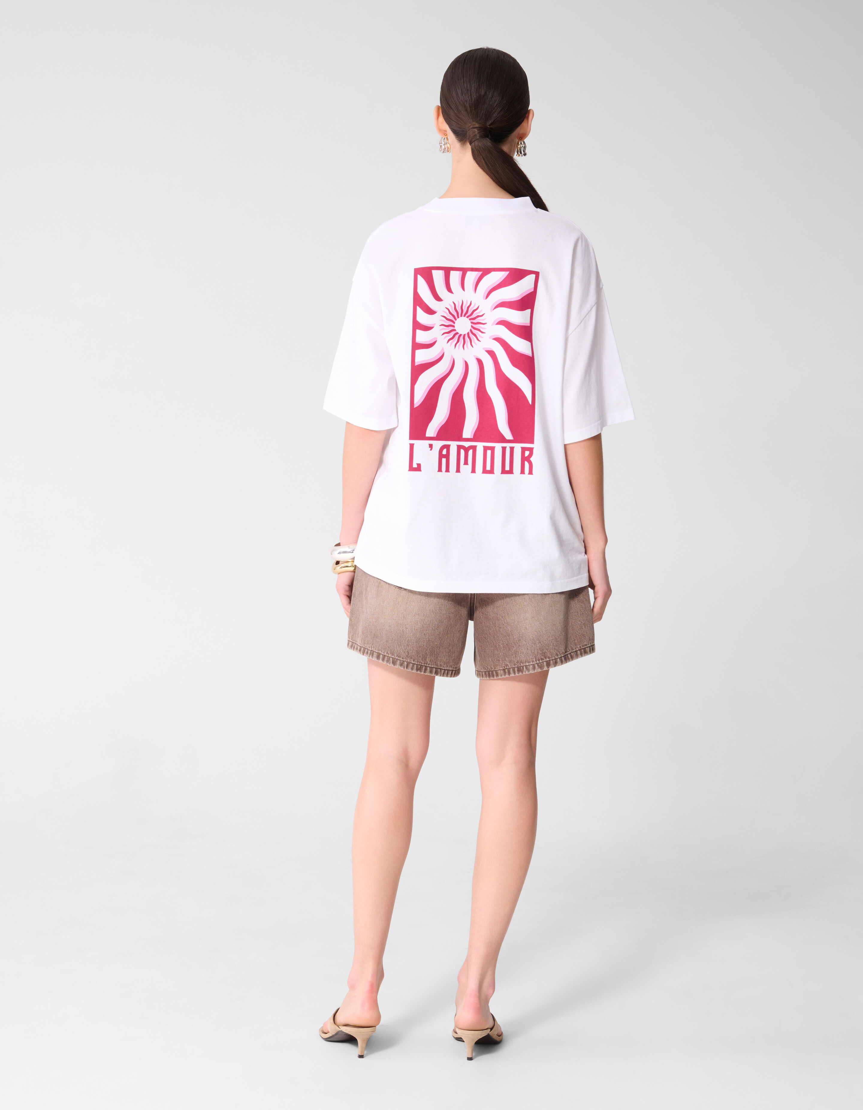 L'amour Artwork T-shirt Wit SHOEBY WOMEN
