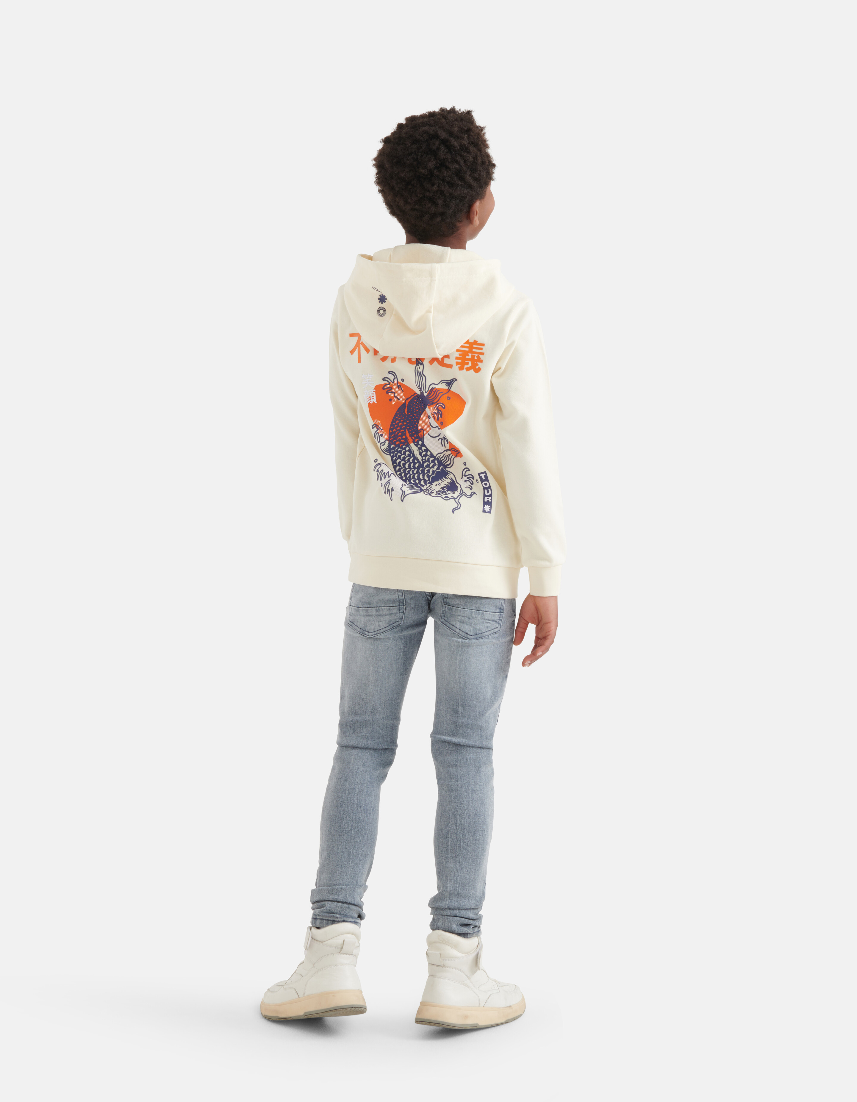 Biker Skinny Jeans Blauw/Grijs SHOEBY BOYS