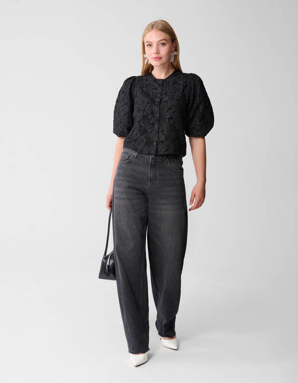 Puff Jacquard Jack Zwart SHOEBY WOMEN