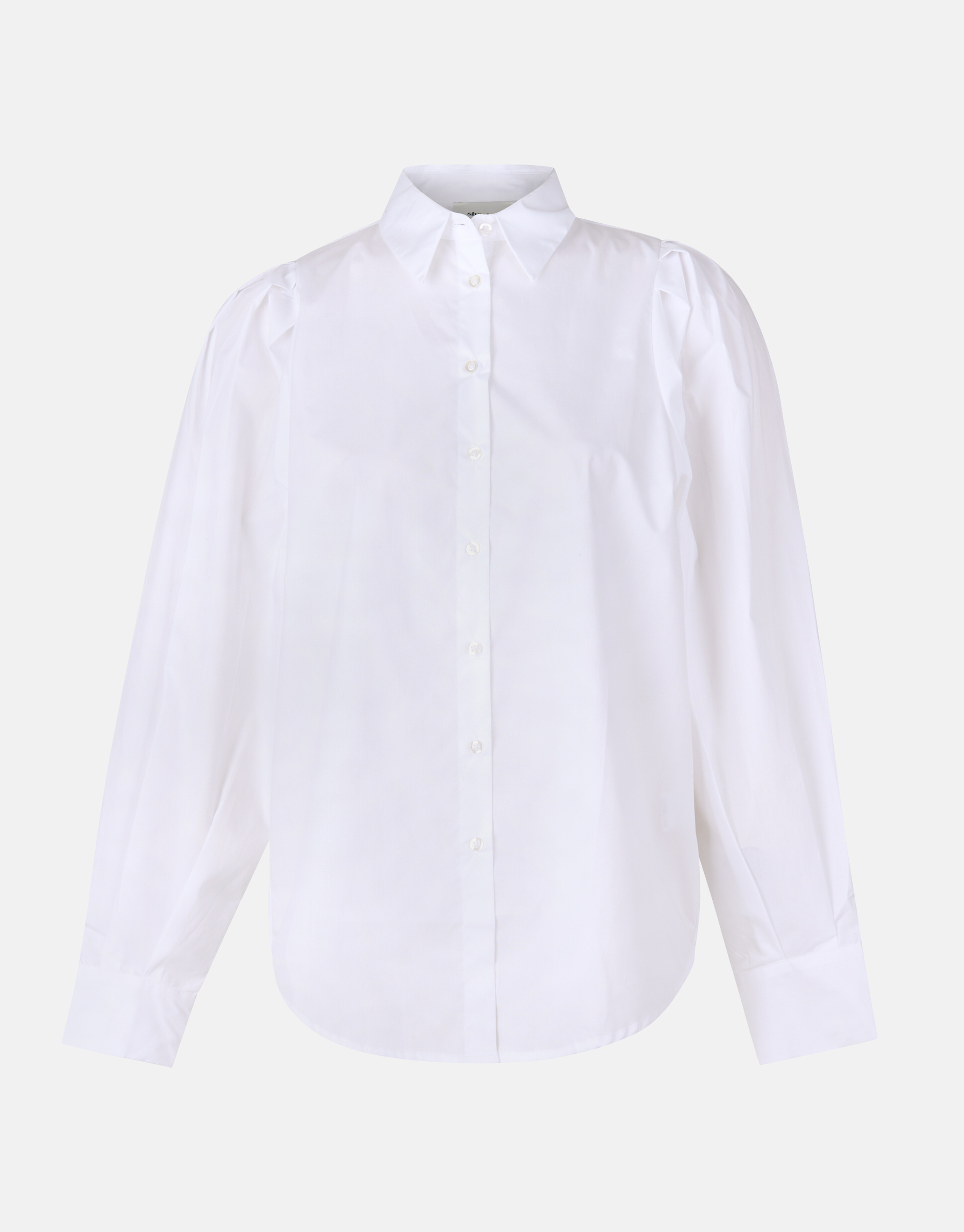 Klassieke Poplin Blouse Wit SHOEBY WOMEN