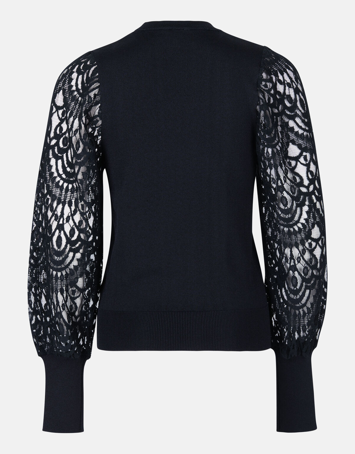 Kanten Mouwen Top Zwart SHOEBY WOMEN