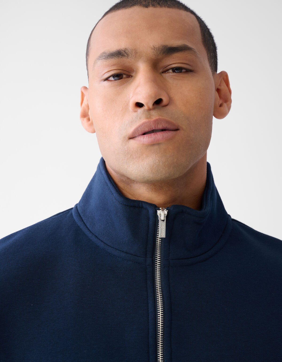 Zipper Sweater Donkerblauw SHOEBY MEN