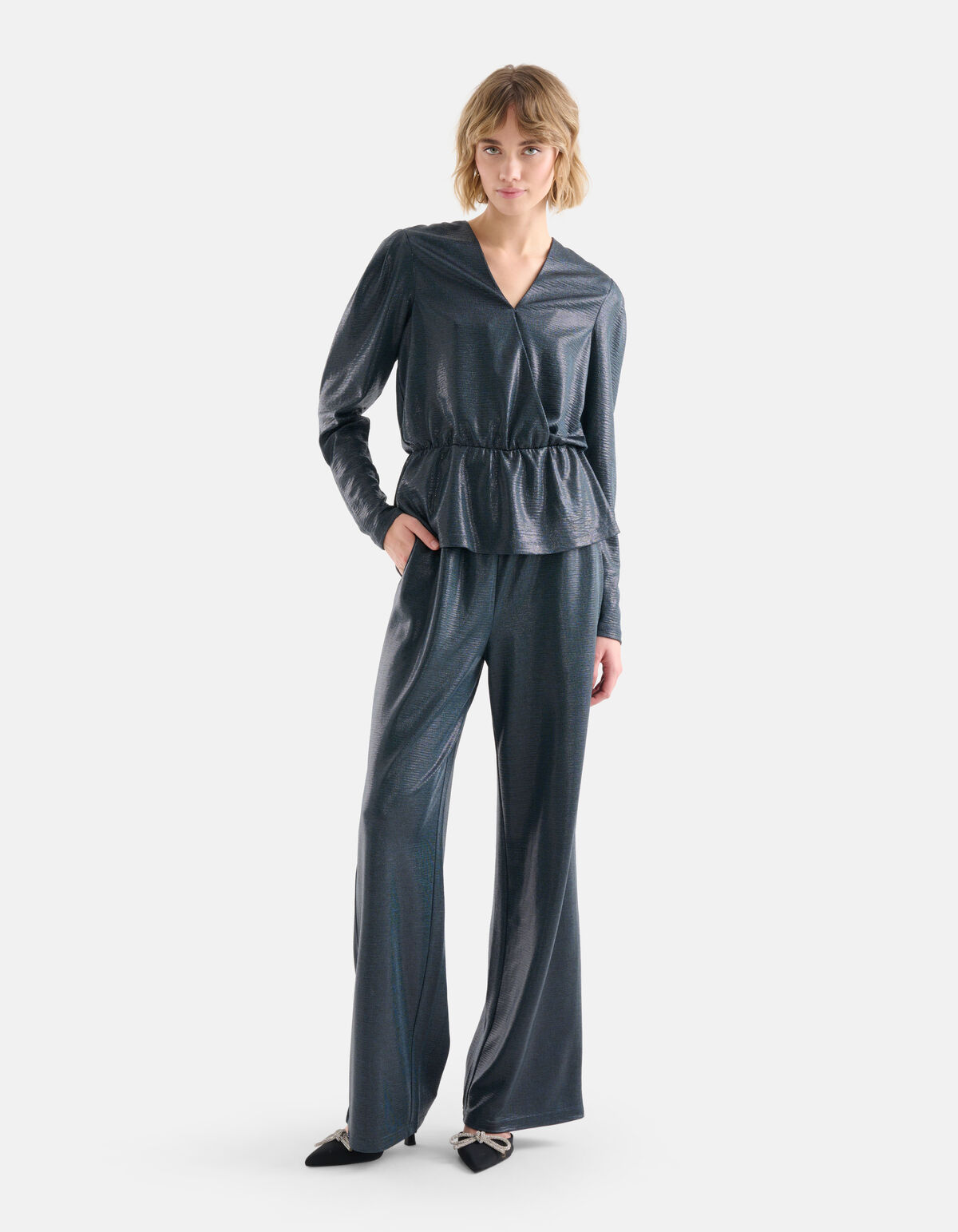 Coated Top Petrol SHOEBY WOMEN