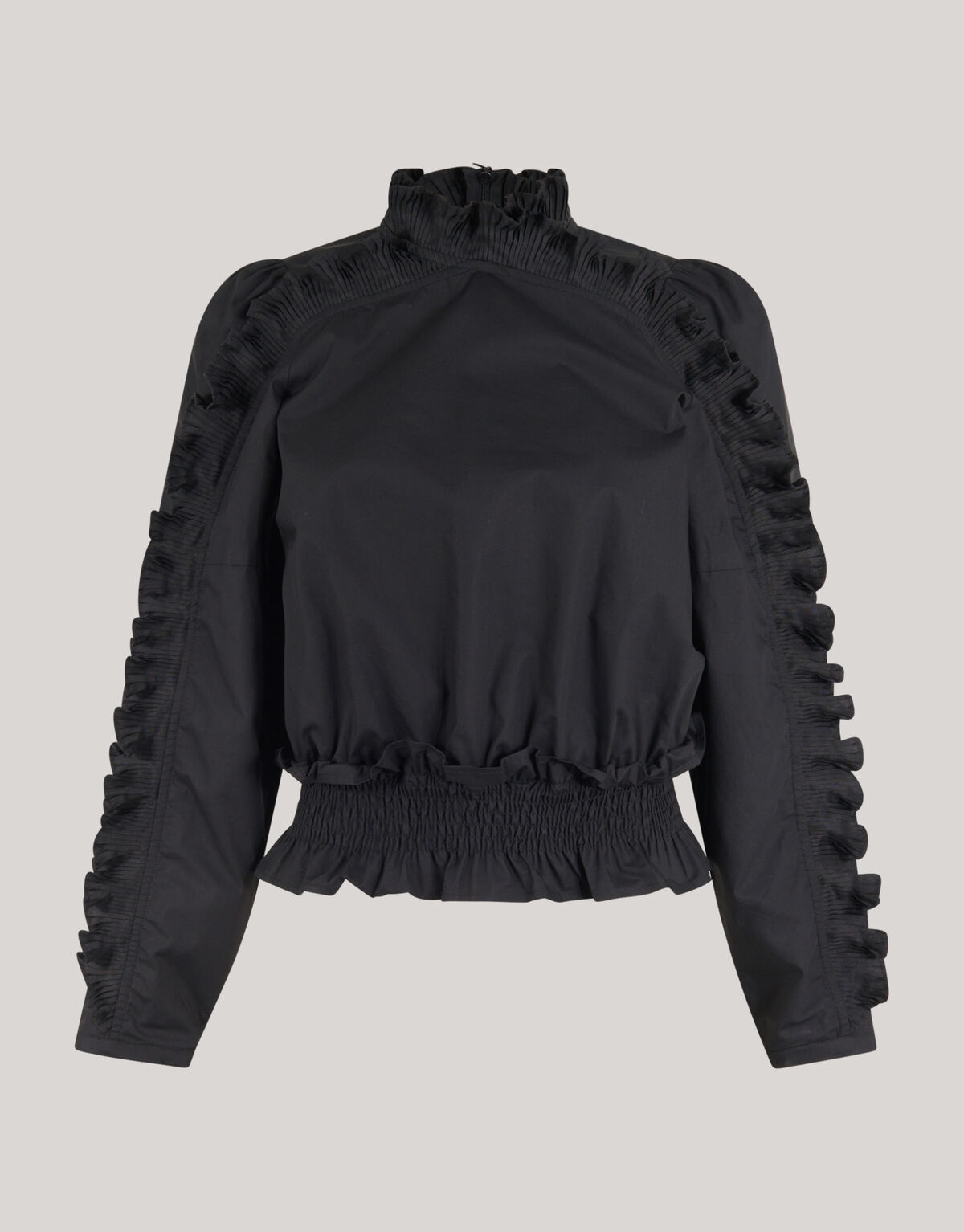 Ruffle Top Zwart SHOEBY WOMEN