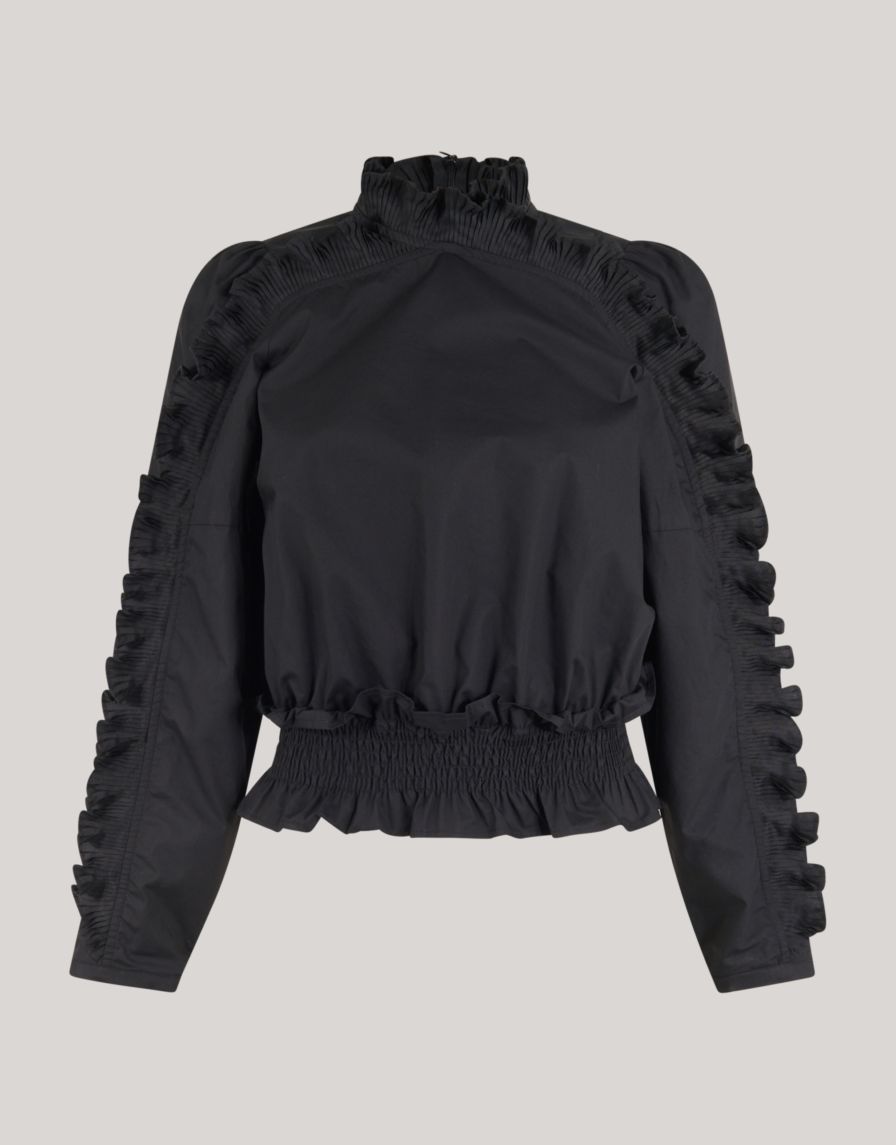 Ruffle Top Zwart SHOEBY WOMEN
