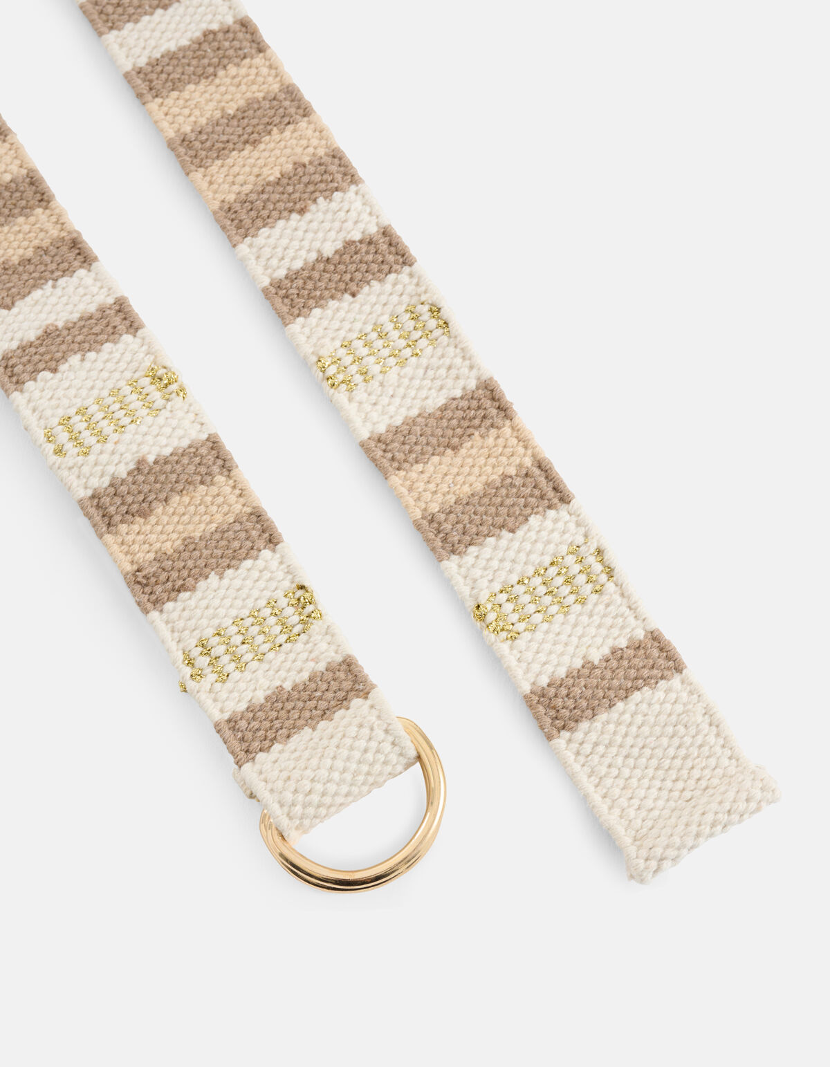 Geweven Riem Beige ACCESSOIRES SHOEBY