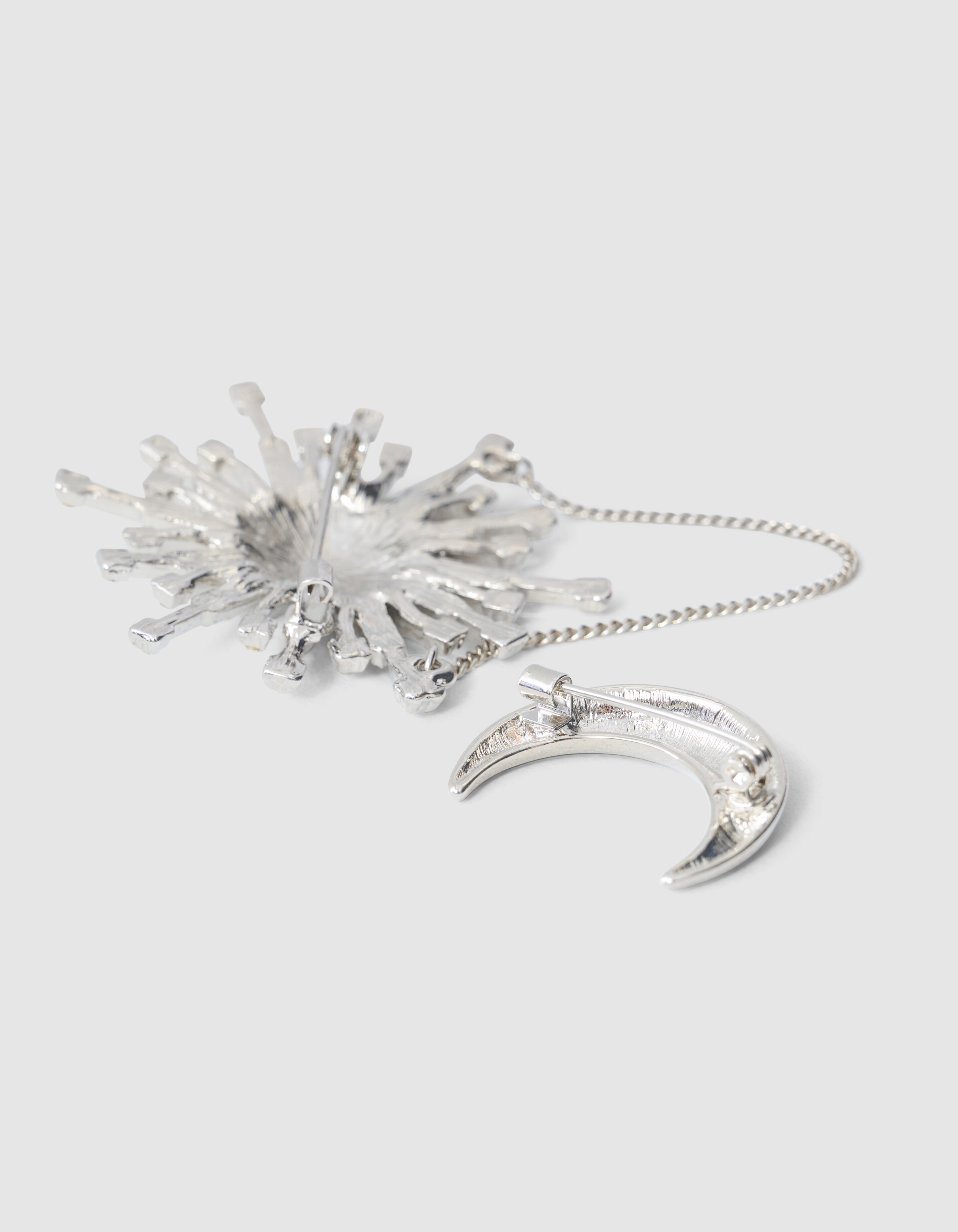 Moon Sun Broche Set Zilver SHOEBY ACCESSOIRES