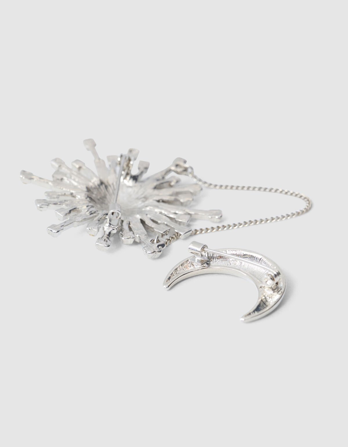 Moon Sun Broche Set Zilver SHOEBY ACCESSOIRES