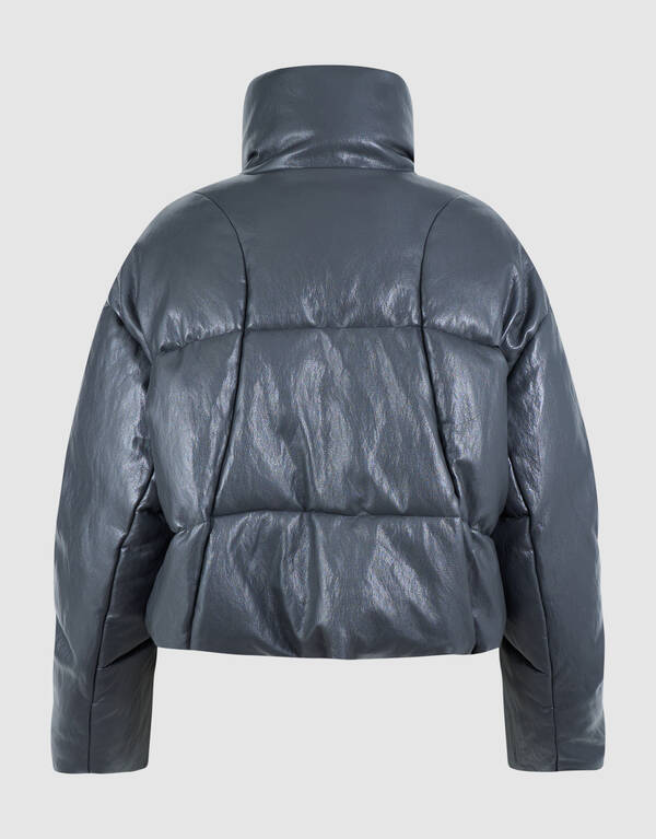Oversized Puffer Jack Donkergrijs SHOEBY WOMEN