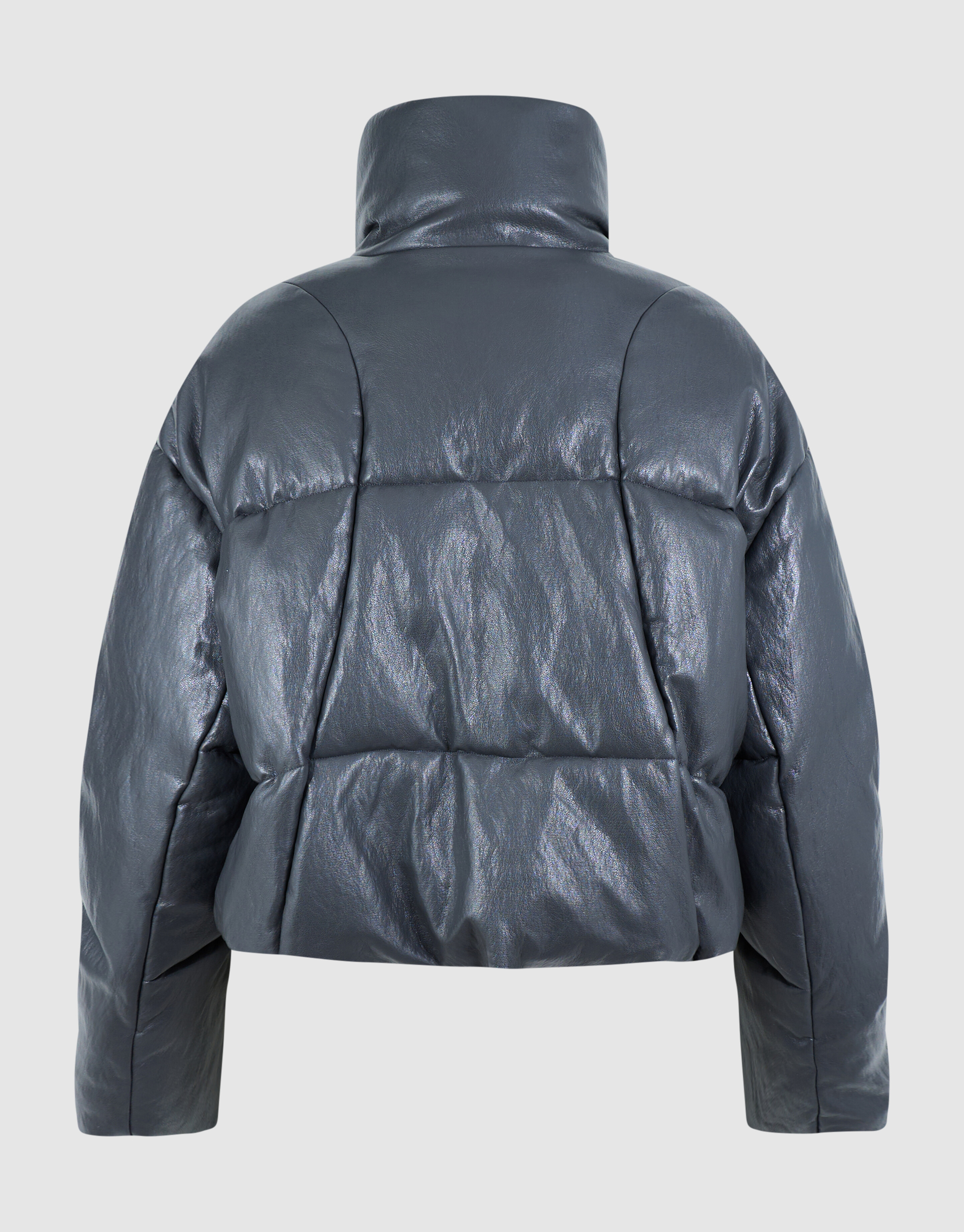 Oversized Puffer Jack Donkergrijs SHOEBY WOMEN