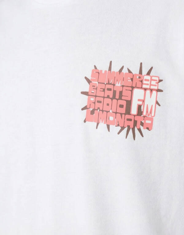 Limonata Artwork T-shirt Wit SHOEBY BOYS