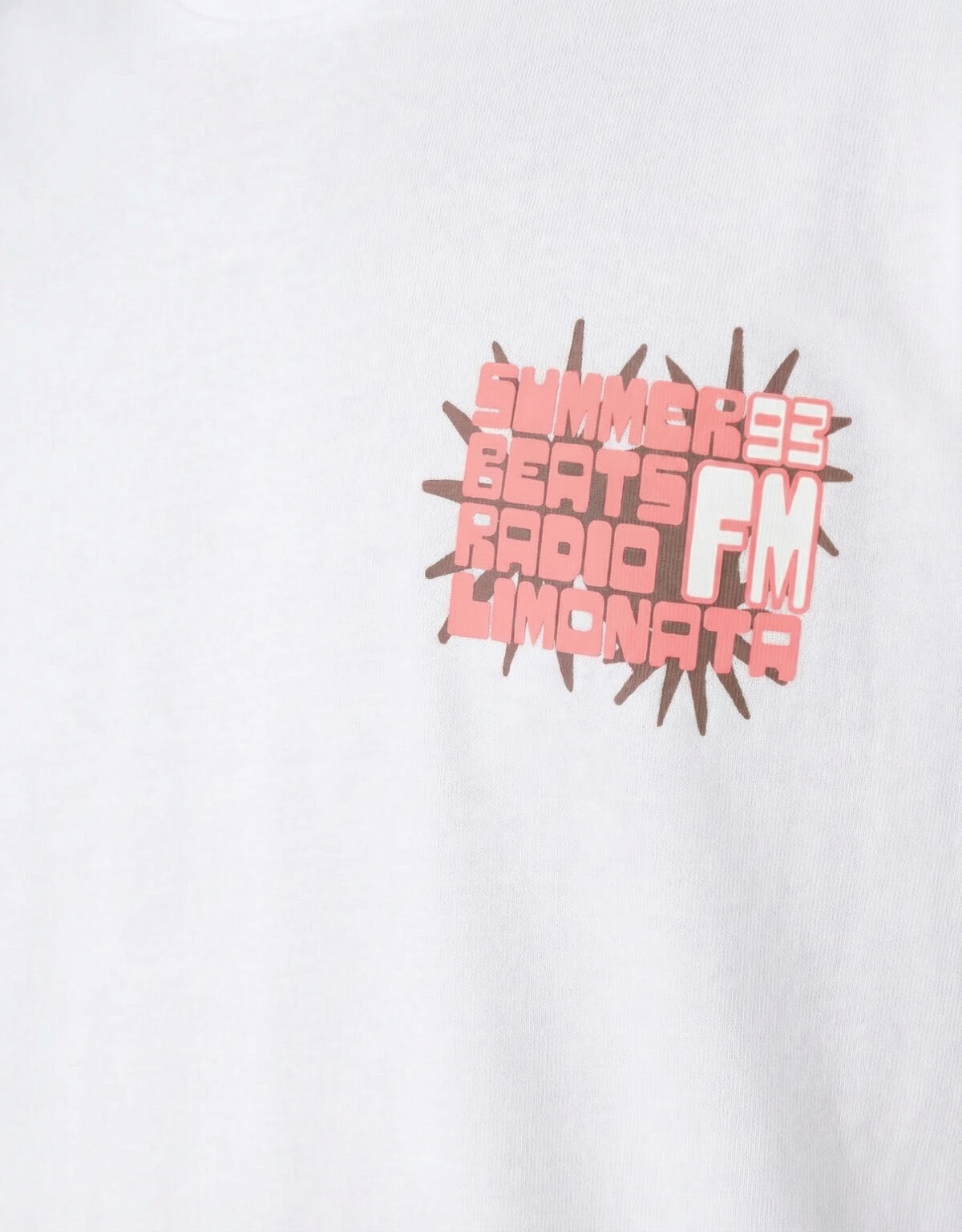 Limonata Artwork T-shirt Wit SHOEBY BOYS