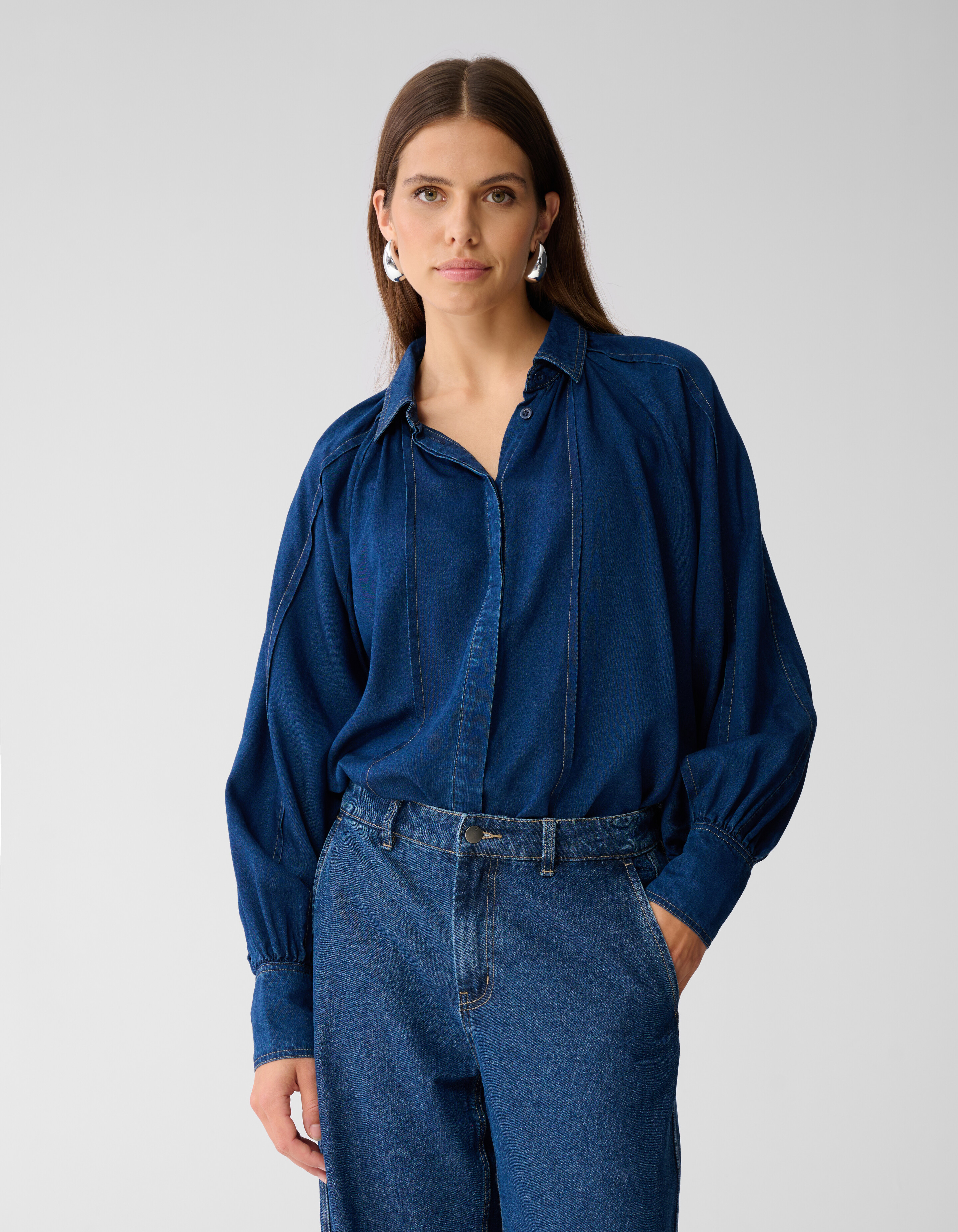 Stitch Blouse Blauw By Mieke SHOEBY WOMEN