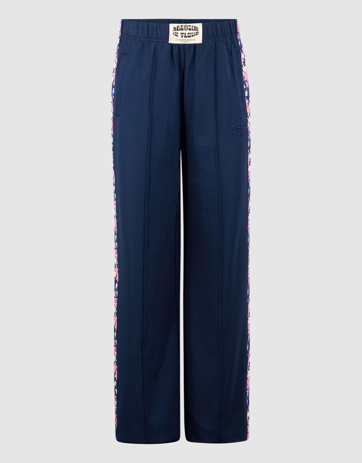 Flower Wide Leg Broek Donkerblauw SHOEBY GIRLS