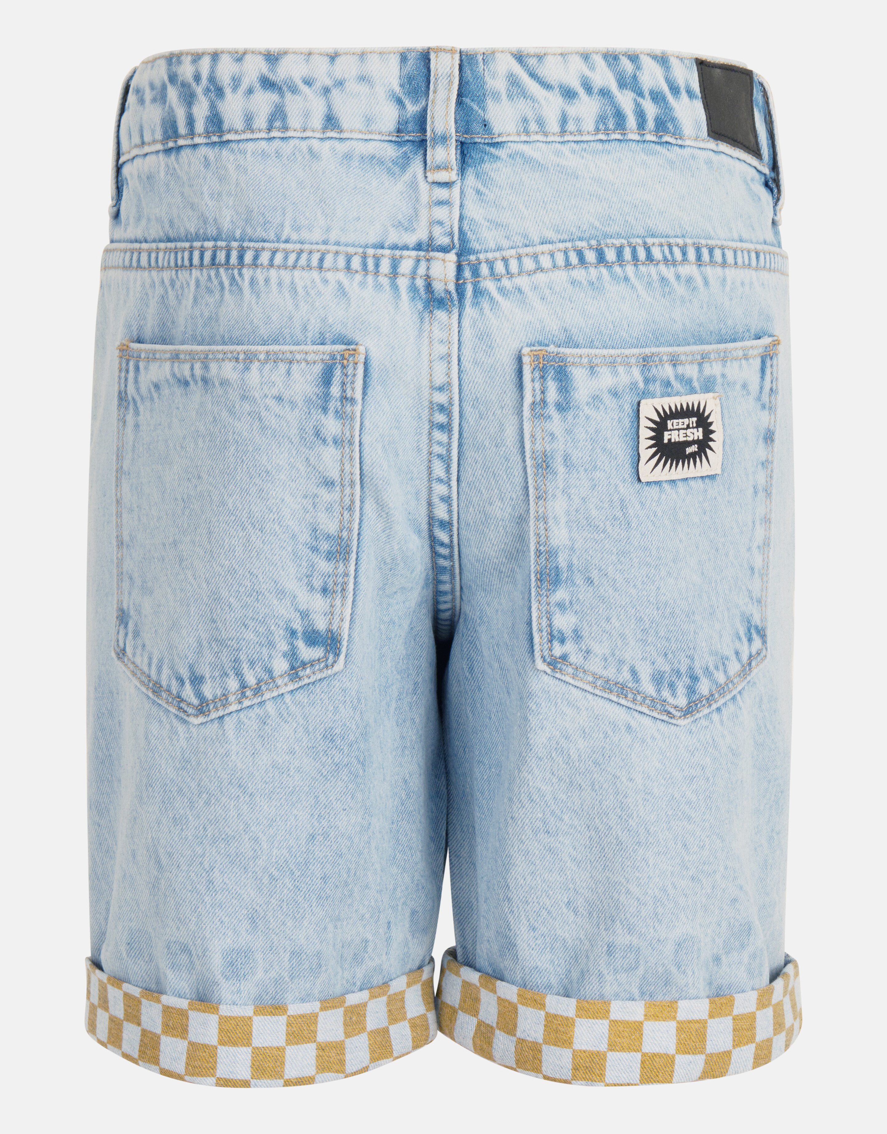 Artwork Denim Short Bleached By Dylan SHOEBY BOYS