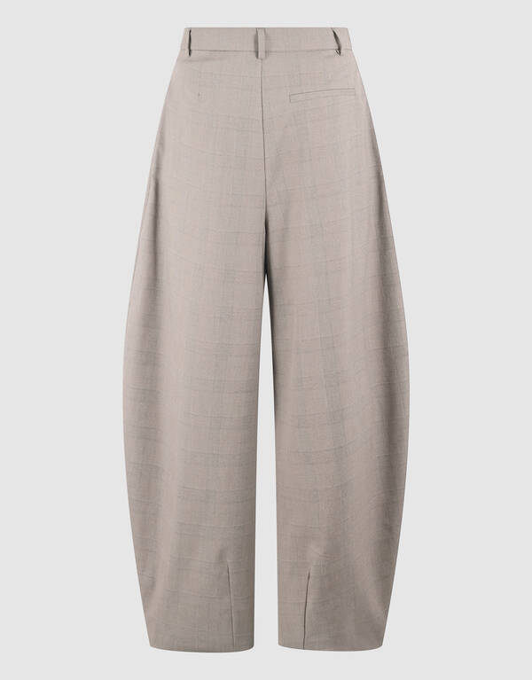 Ruiten Barrel Fit Broek Lichtgrijs SHOEBY WOMEN