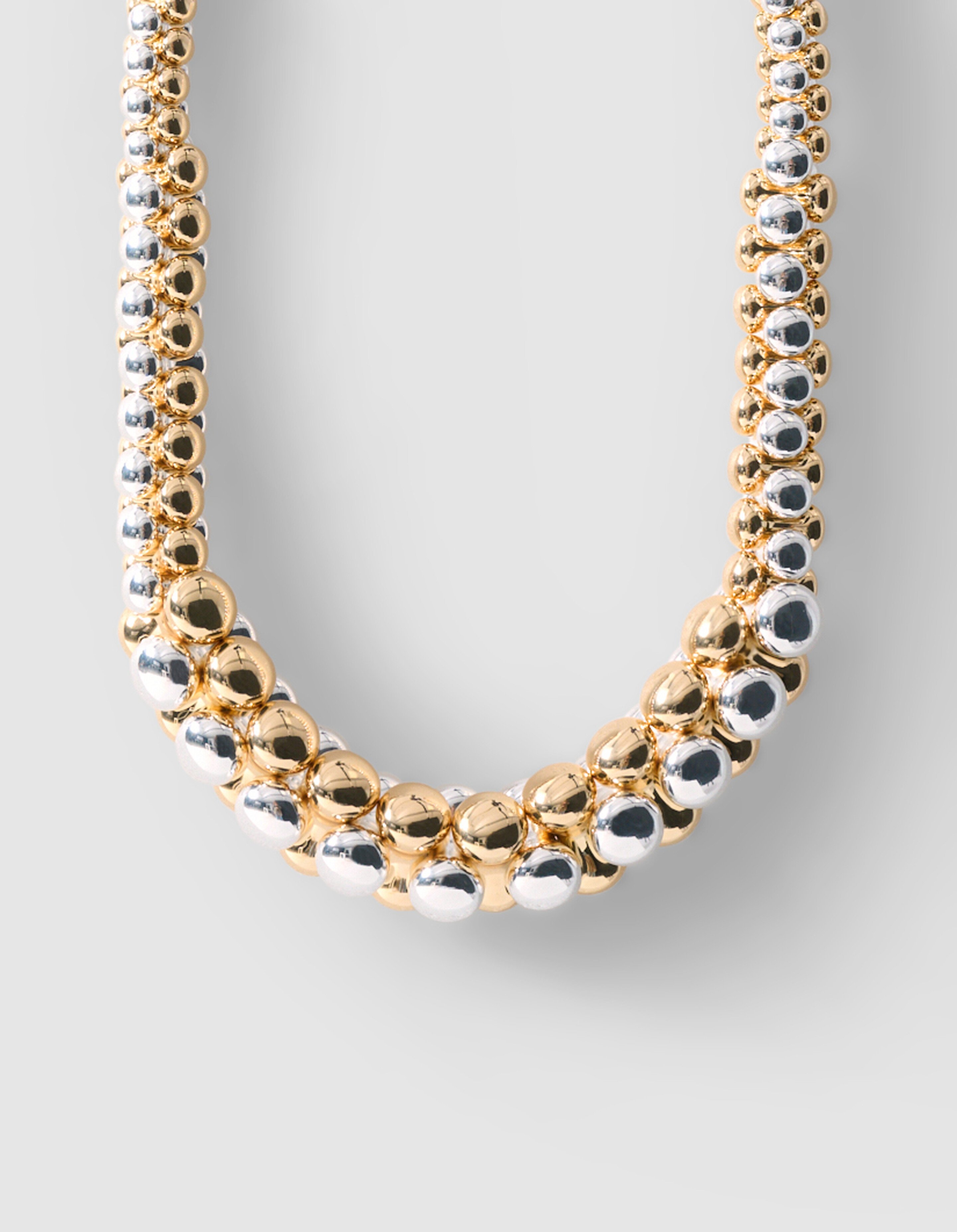 Bubble Ketting Goud/Zilver SHOEBY ACCESSOIRES