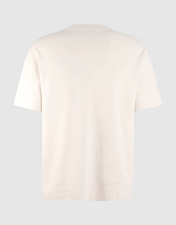 Basis Relaxed Fit T-shirt Beige SHOEBY MEN
