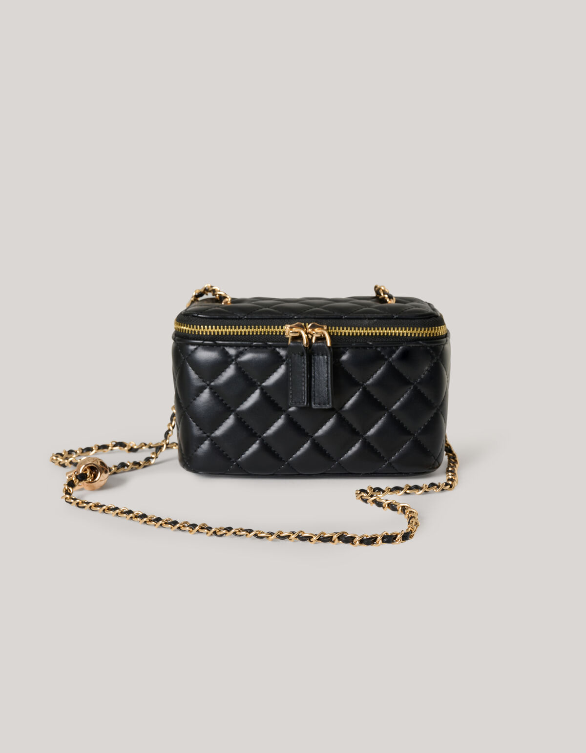 Quilted Tas Zwart SHOEBY ACCESSOIRES