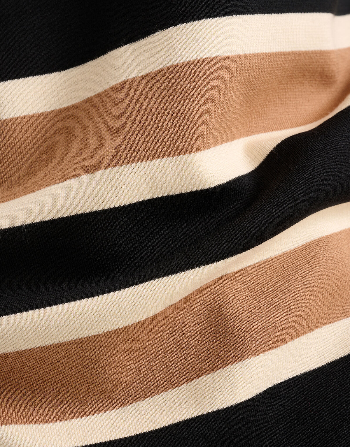 Gestreept T-shirt Bruin SHOEBY MEN