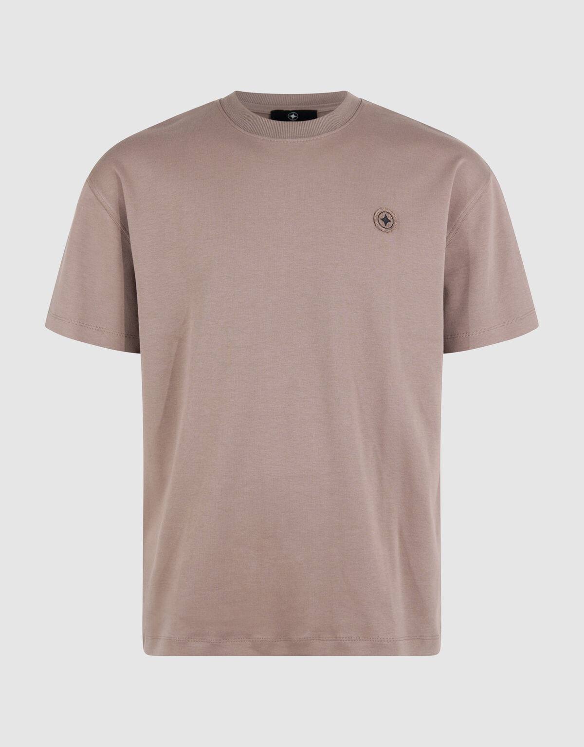 Embroidery Badge T-shirt Lichtbruin SHOEBY MEN