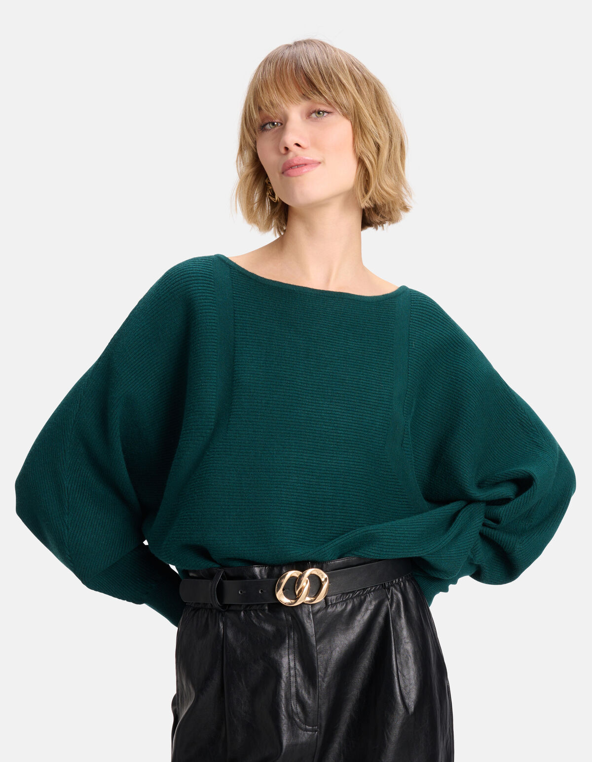 Oversized Trui Donkergroen SHOEBY WOMEN
