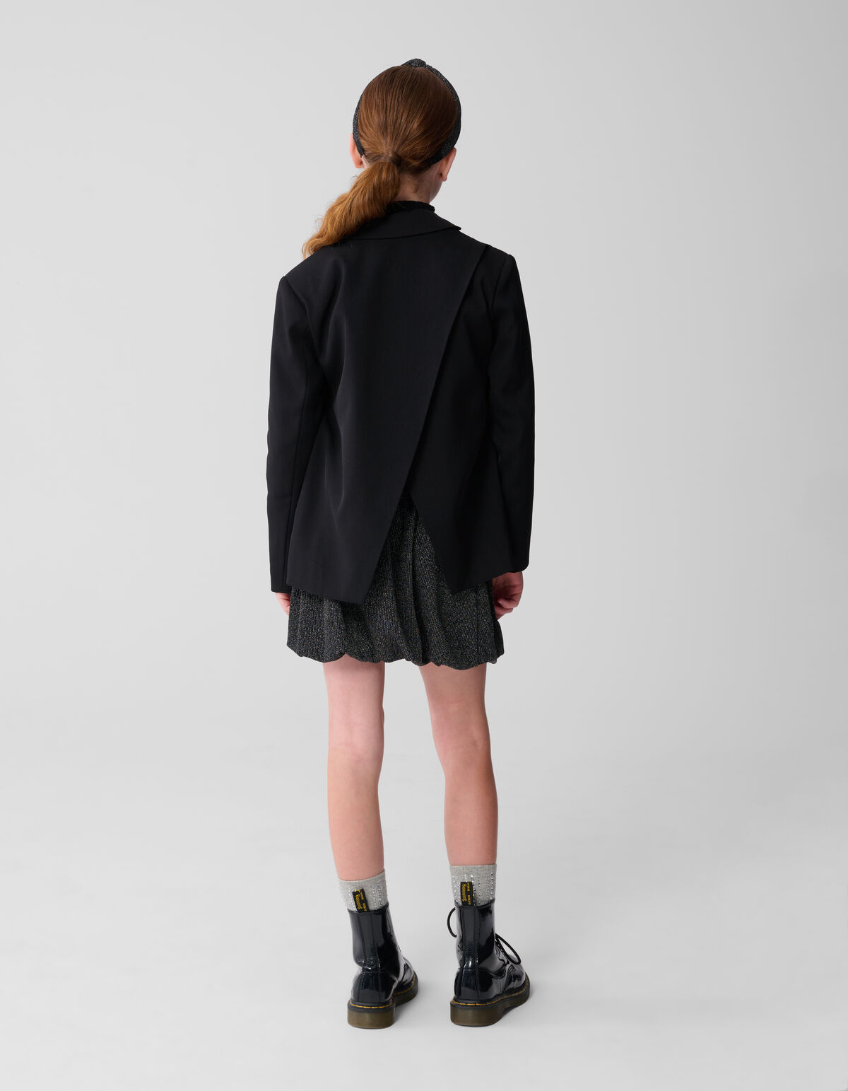 Open Back Blazer Zwart SHOEBY GIRLS
