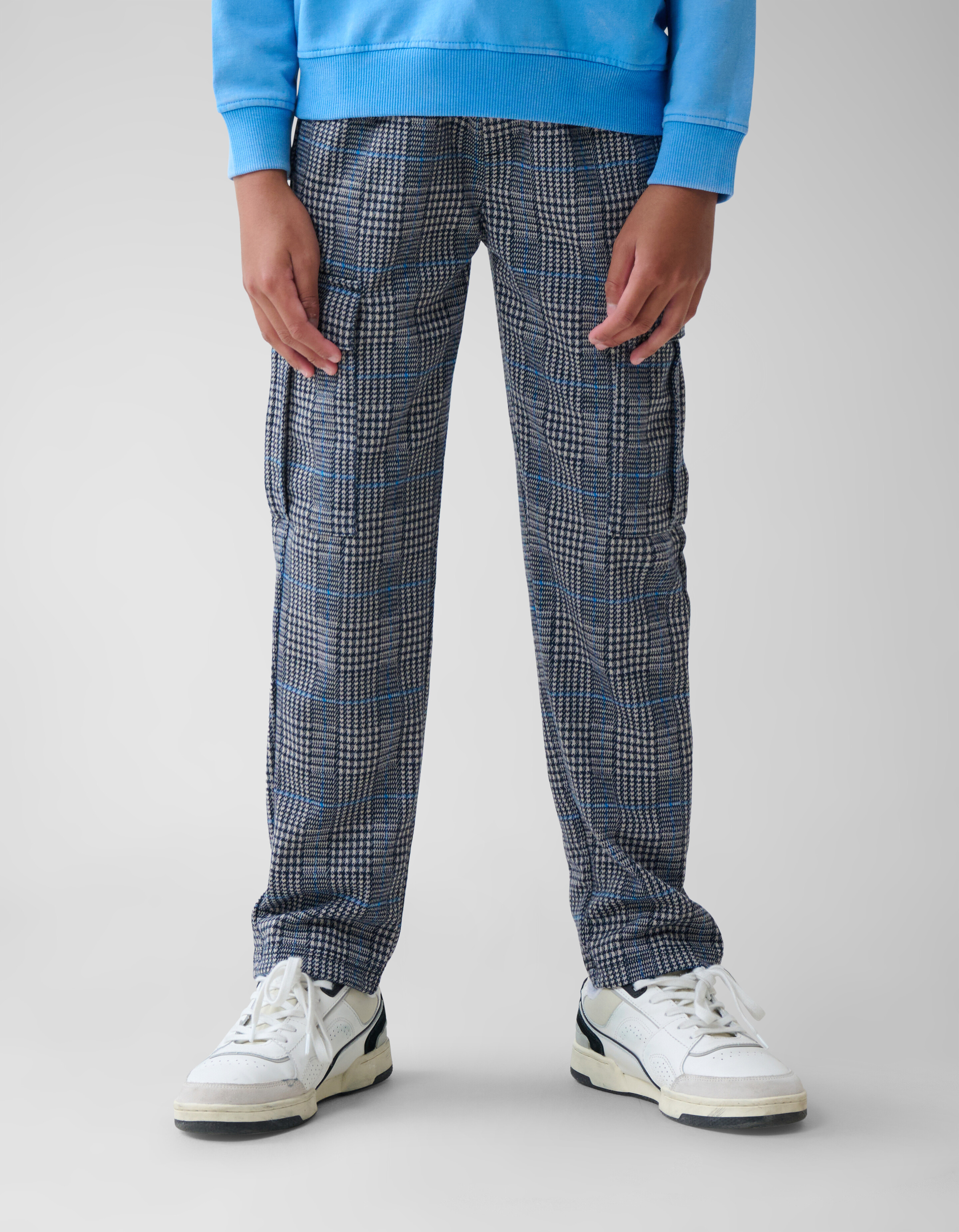 Cargo Broek Ruiten Donkerblauw SHOEBY BOYS