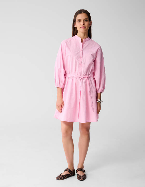 Flower Cord Jurk Roze SHOEBY WOMEN