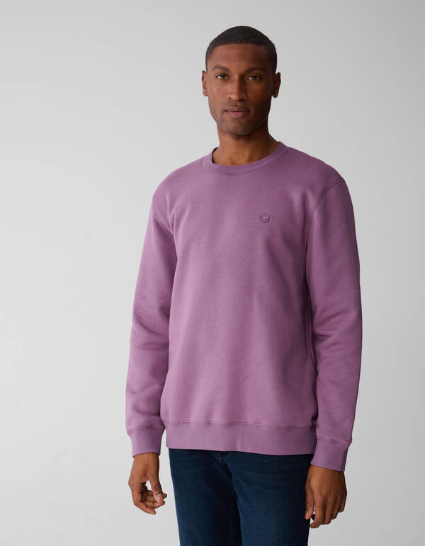 Badge Sweater Paars SHOEBY MEN