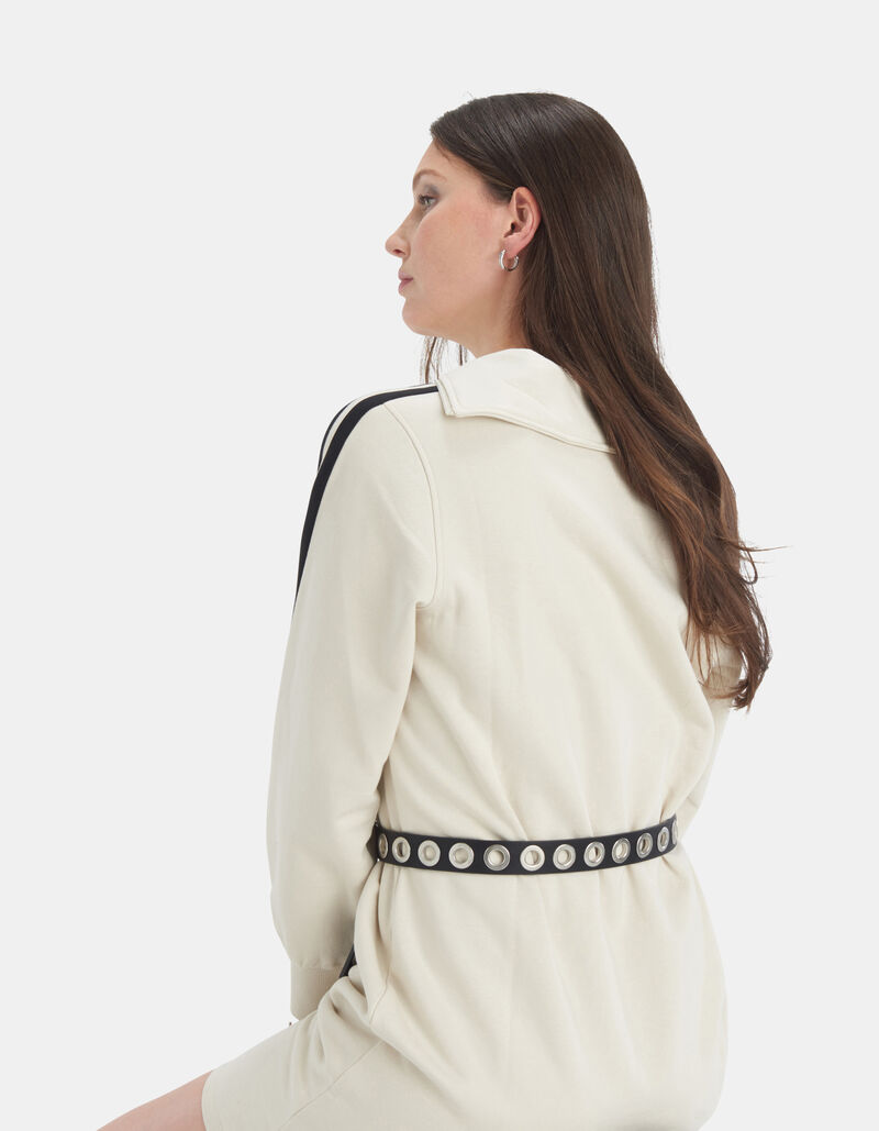 Zipper Sweat Jurk