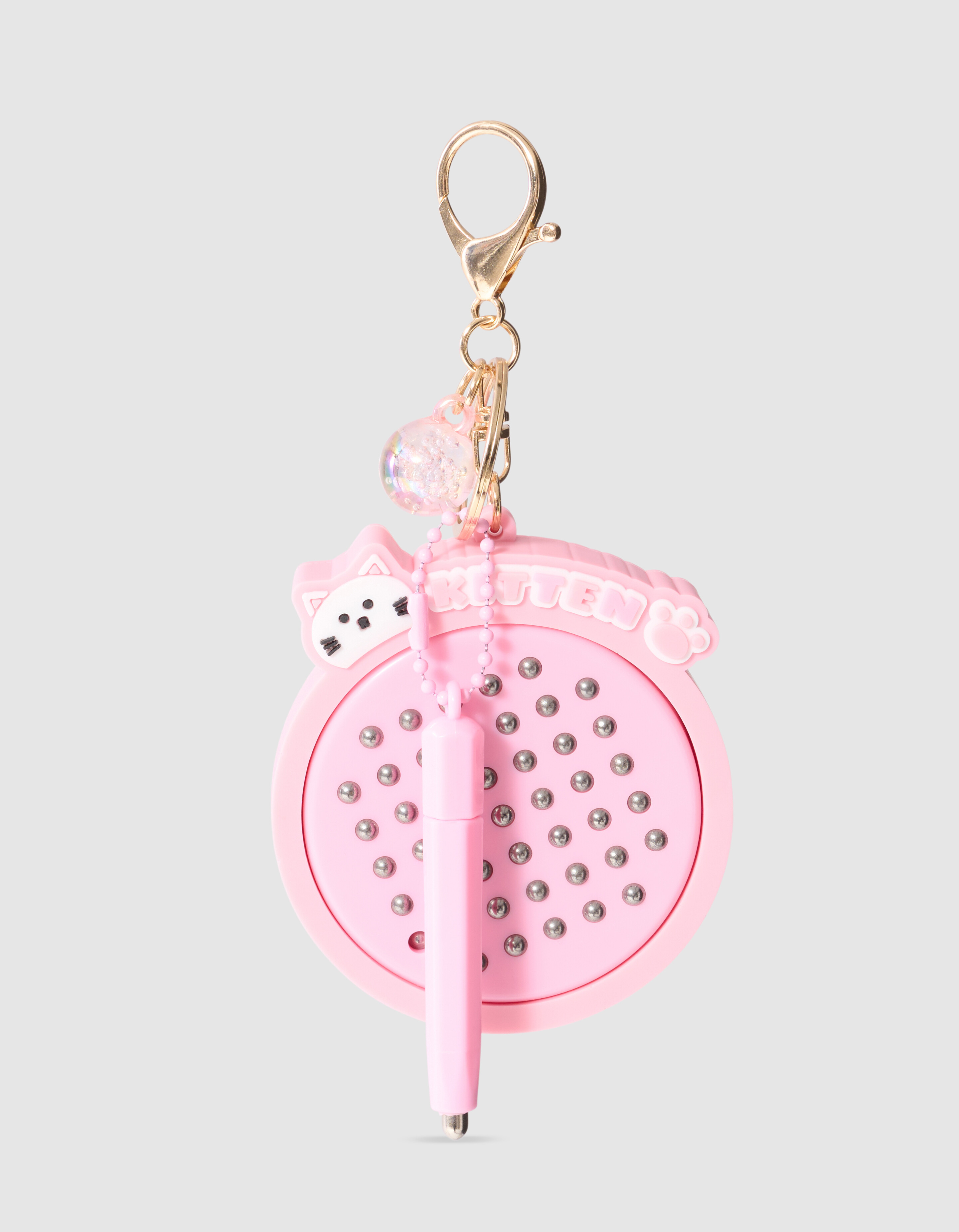 Kitten Magneet Sleutelhanger Roze SHOEBY ACCESSOIRES