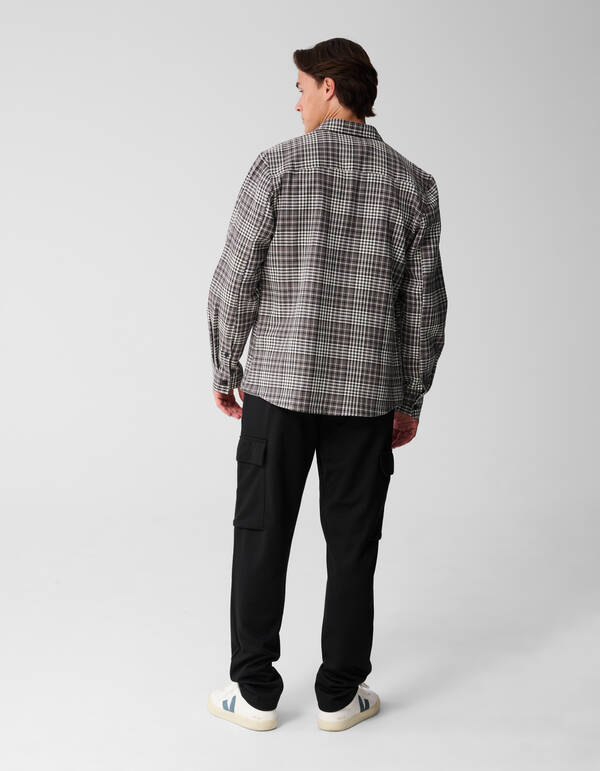 Ruiten Overshirt Donkergroen SHOEBY MEN