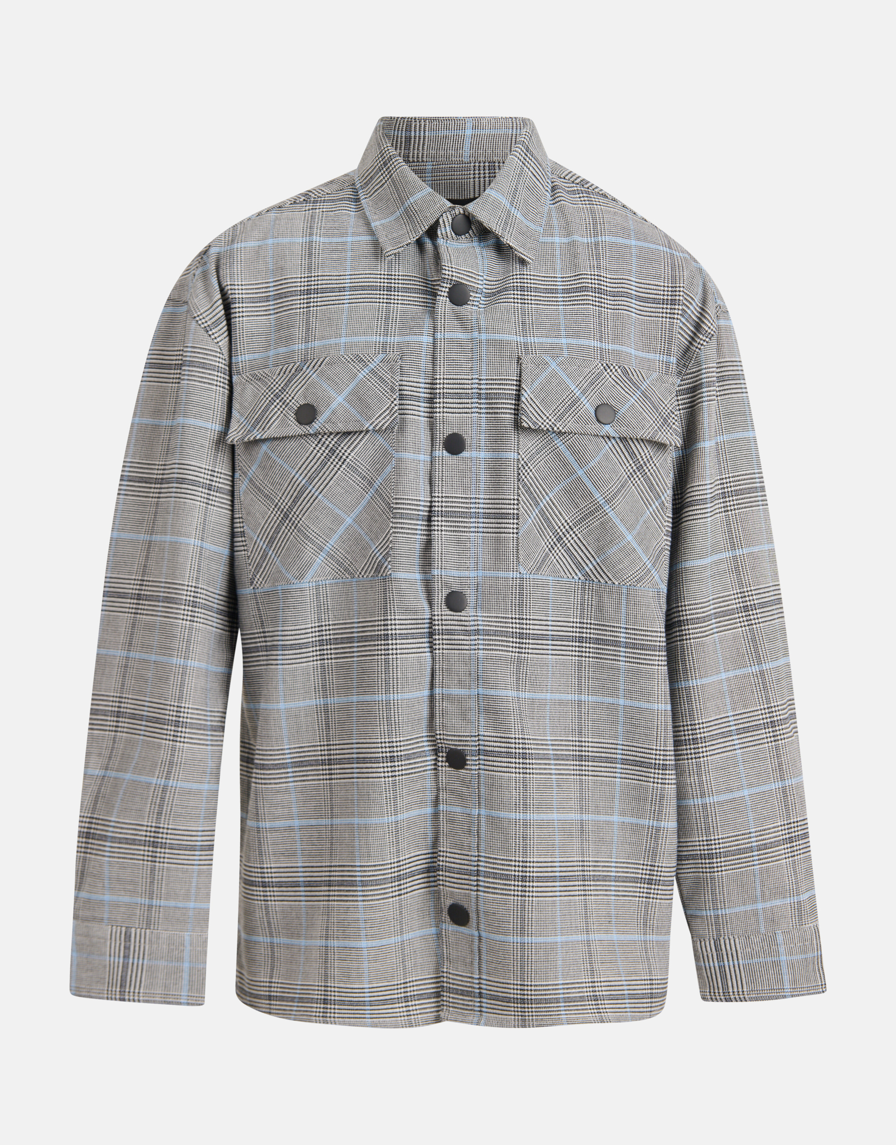 Ruiten Overshirt Grijs SHOEBY BOYS