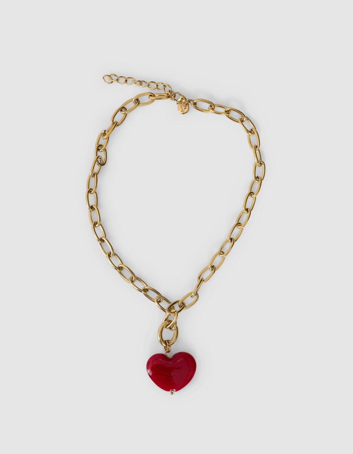 Big Heart Ketting Goud SHOEBY ACCESSOIRES