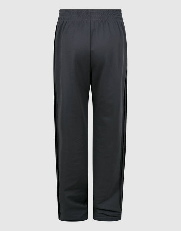 Wide Leg Fit Broek Donkergrijs SHOEBY GIRLS