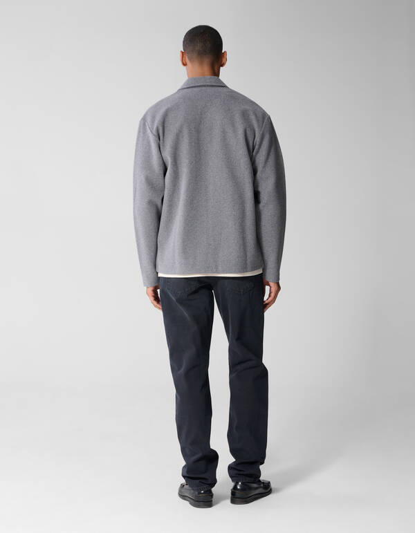 Melange Overshirt Grijs SHOEBY MEN