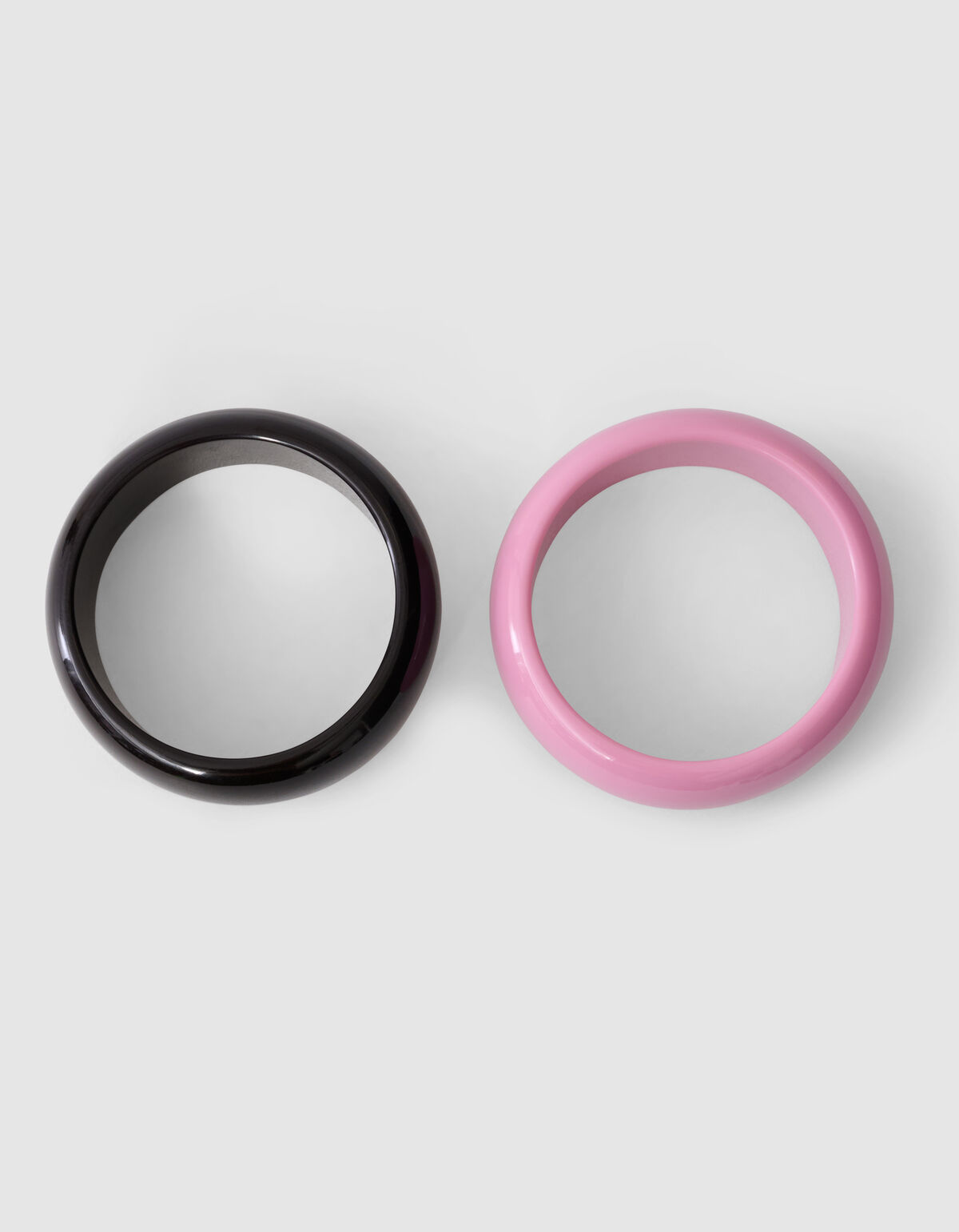 Gekleurde Bangle Set Roze SHOEBY ACCESSOIRES