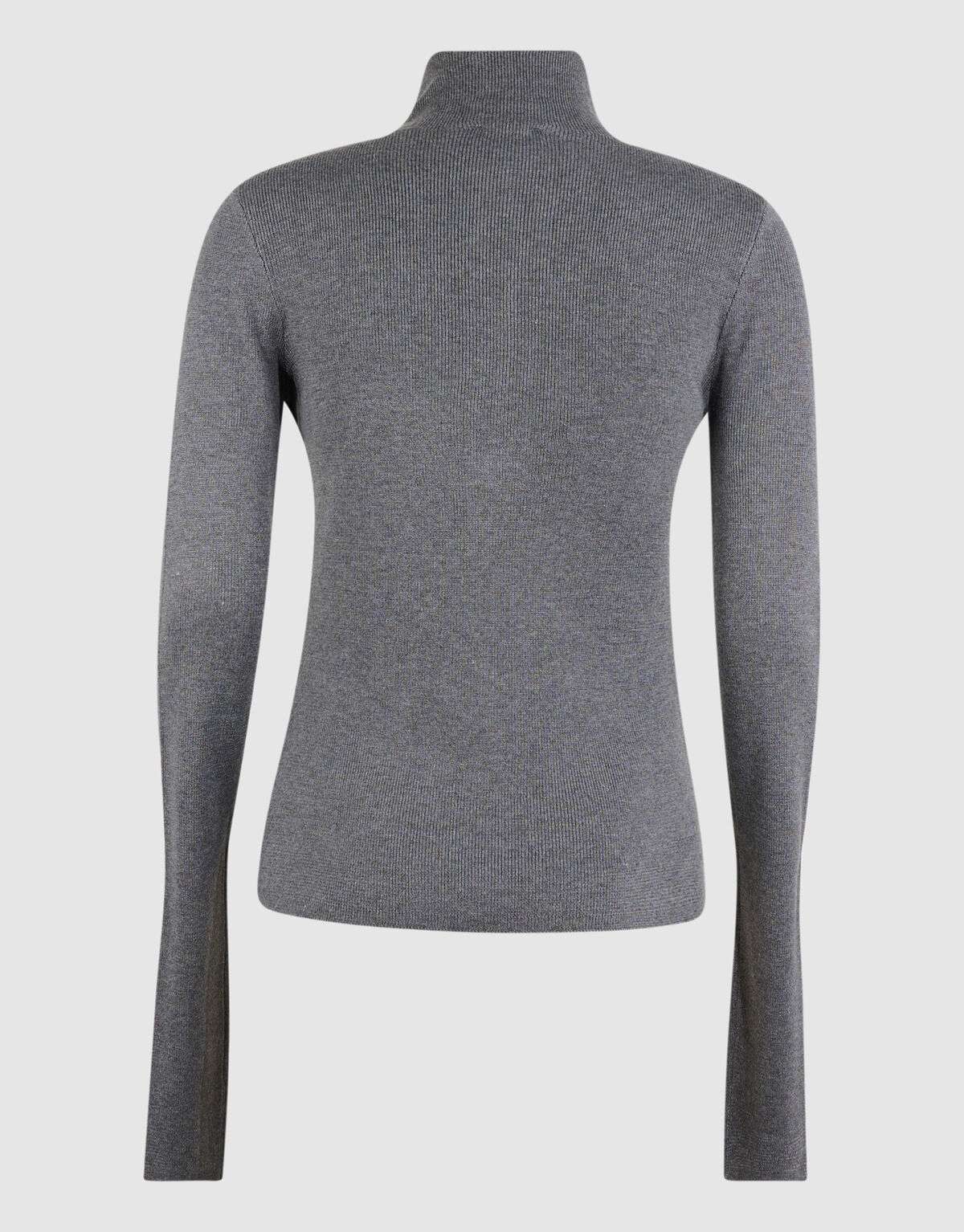 Half Zip Ski Trui Grijs SHOEBY WOMEN