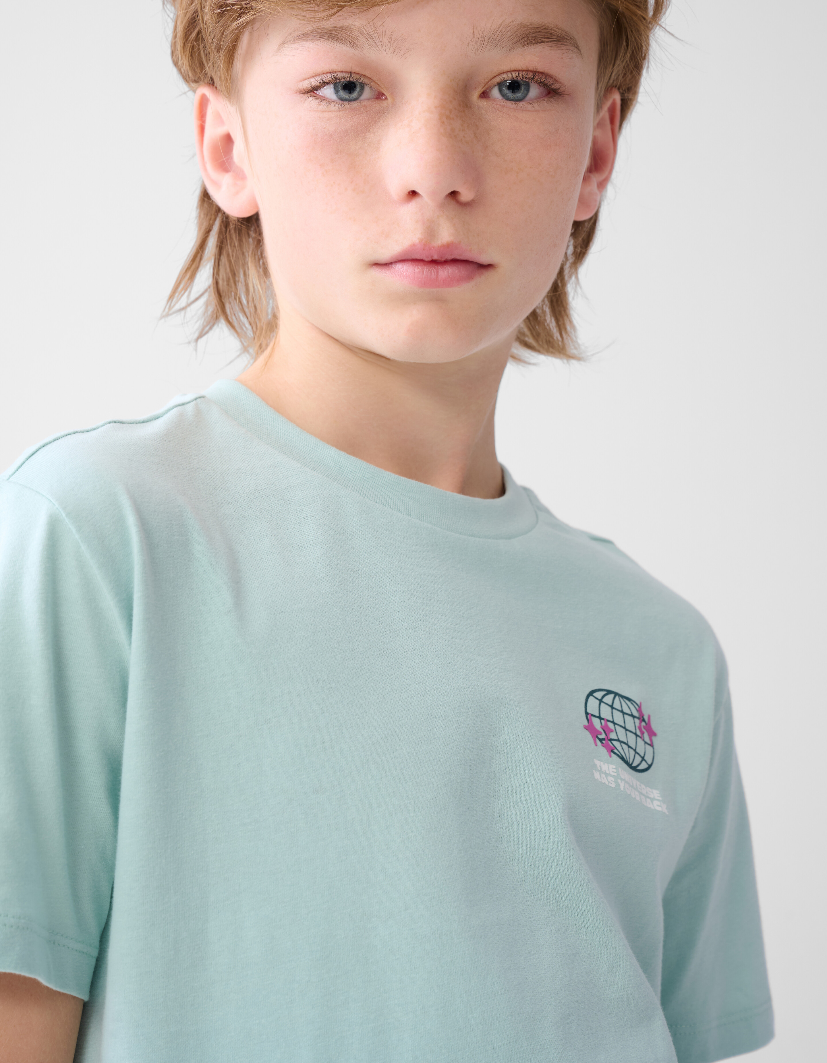 Artwork T-shirt Lichtgroen SHOEBY BOYS