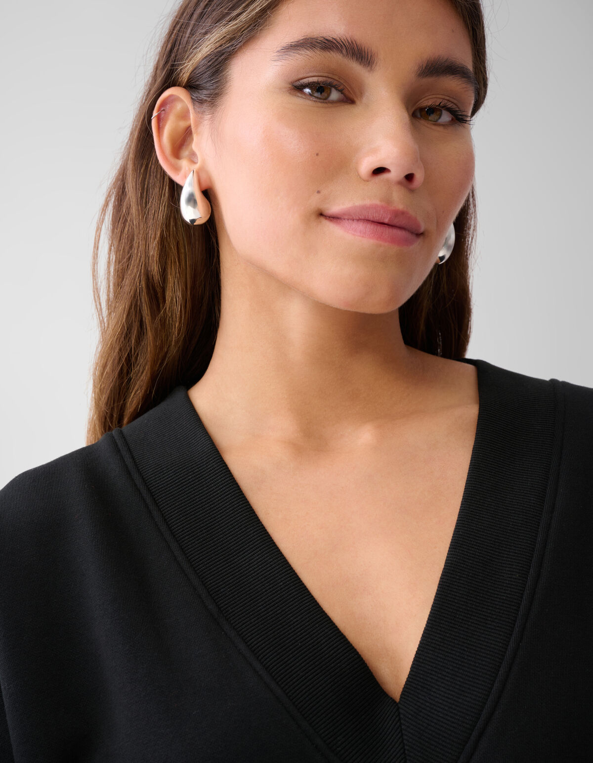 Heart Stud Sweater Zwart SHOEBY WOMEN