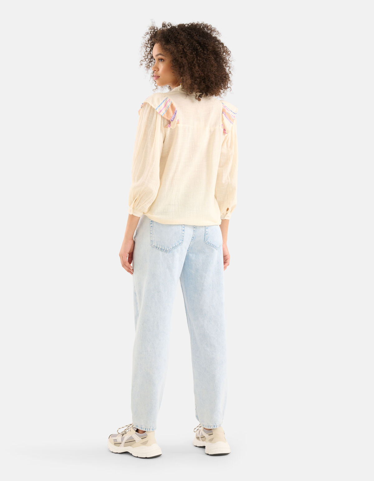 Mix Top Gebroken Wit SHOEBY WOMEN