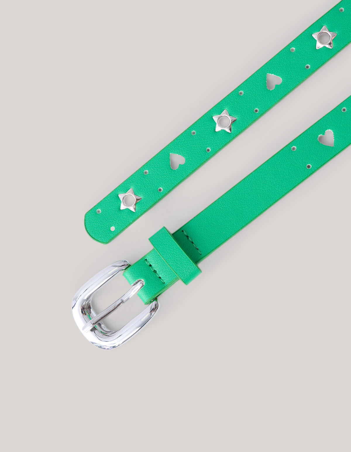 Heart Riem Groen SHOEBY ACCESSOIRES