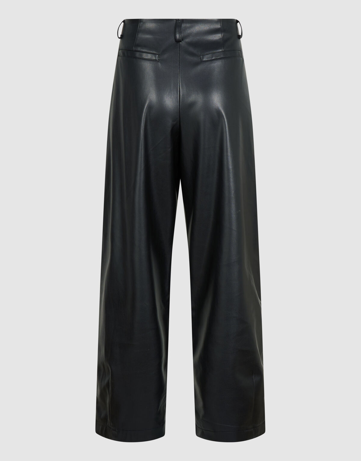 Vegan Leren Barrel Fit Broek Zwart By Lonneke SHOEBY WOMEN