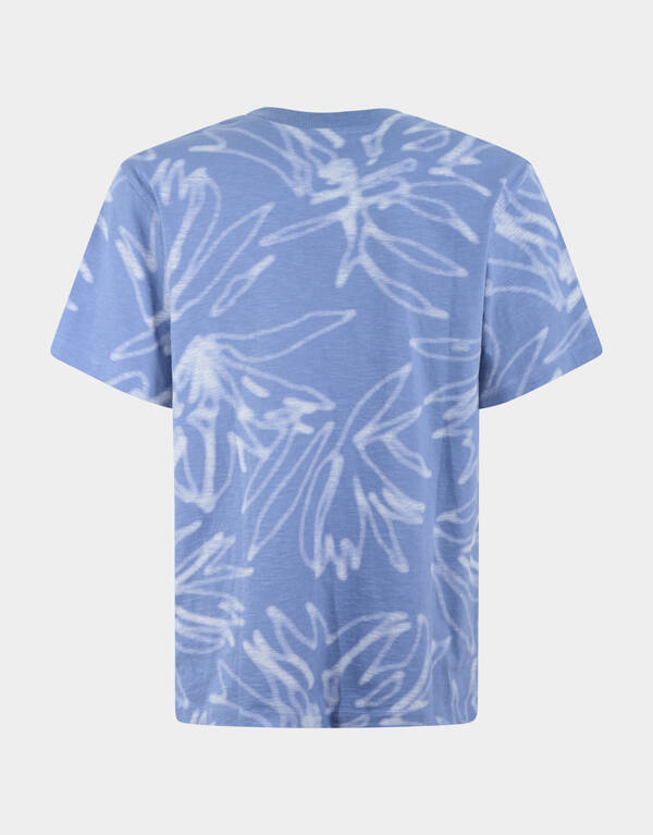 Printed T-shirt Lichtblauw SHOEBY MEN