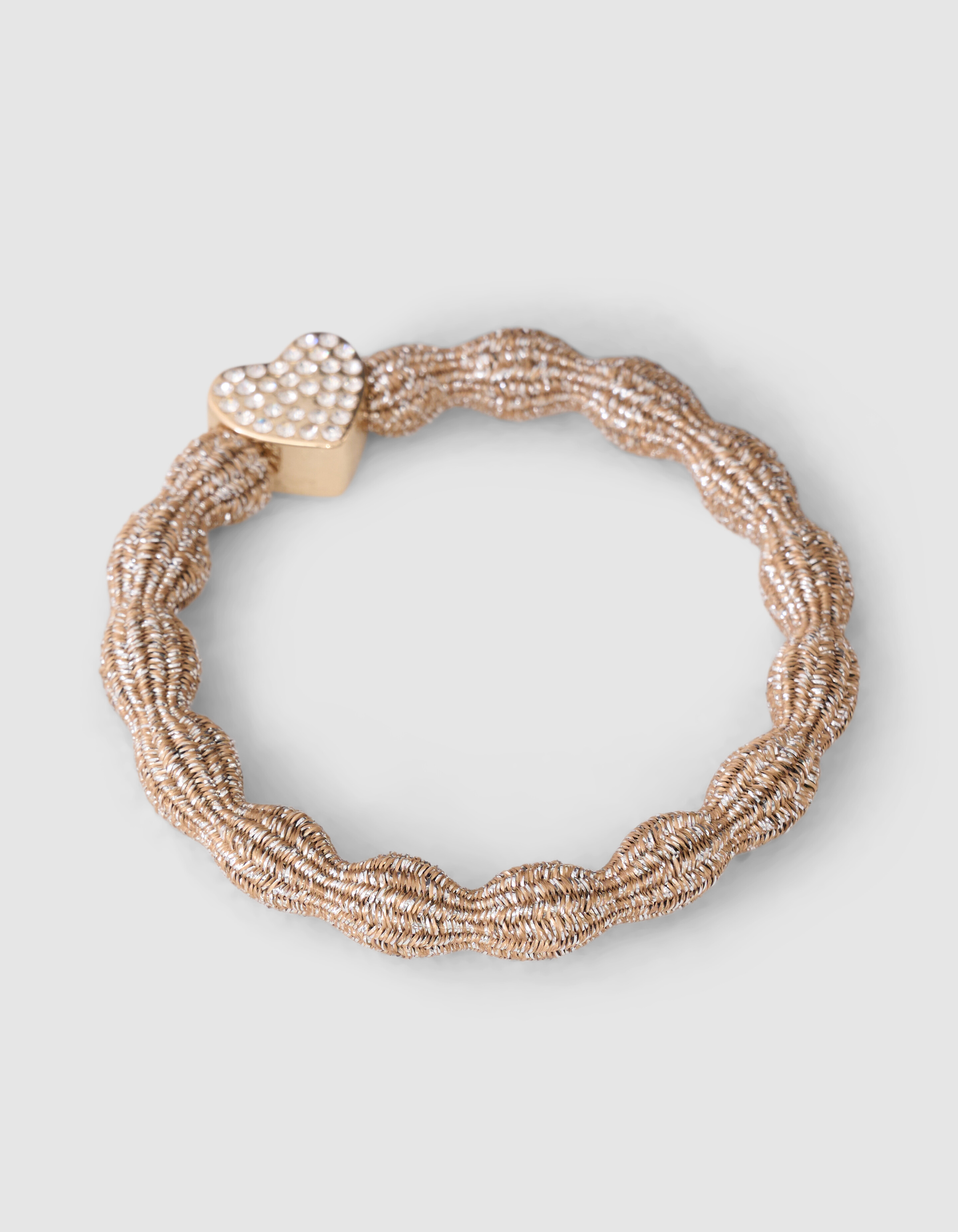 Wave Lurex Haarelastiek Goud SHOEBY ACCESSOIRES
