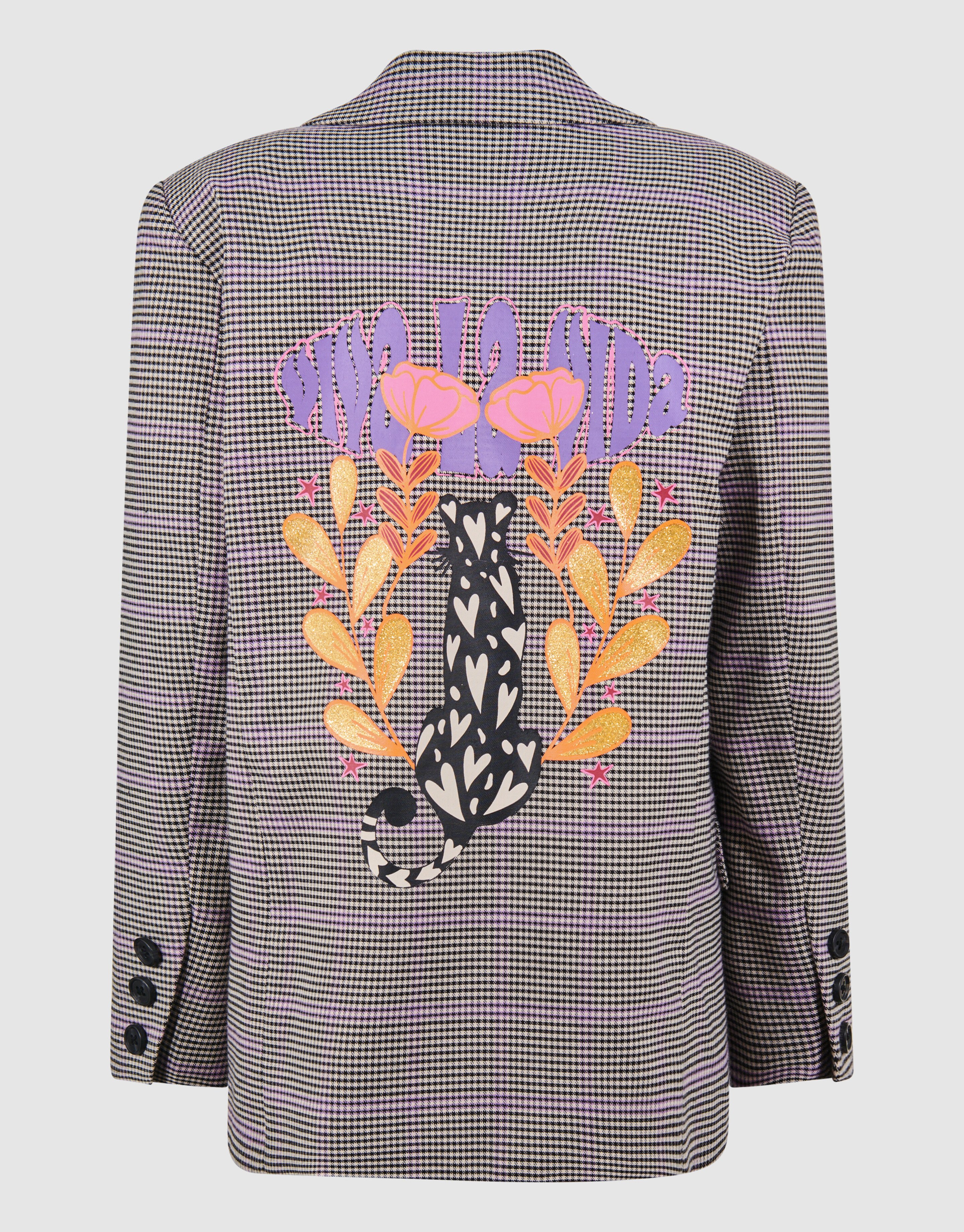 Ruiten Artwork Blazer Lichtbruin SHOEBY GIRLS