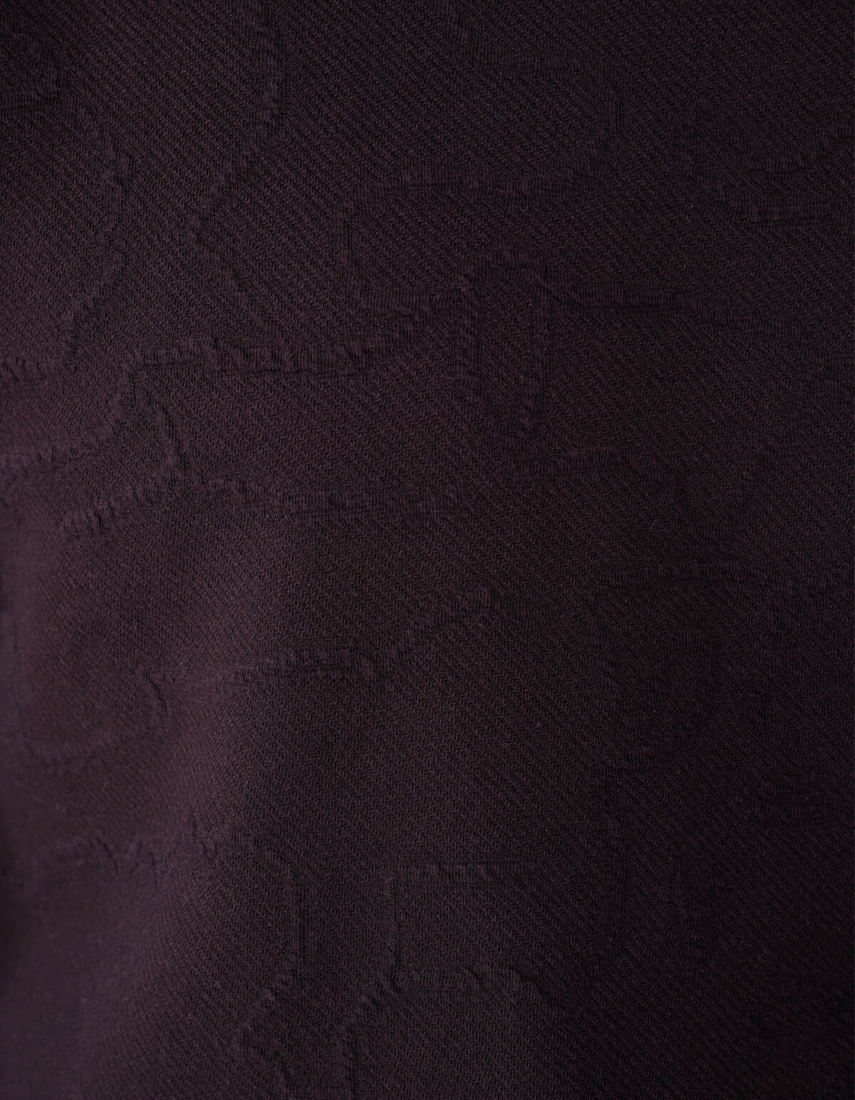 Structuur Sweater Donkerbruin SHOEBY MEN