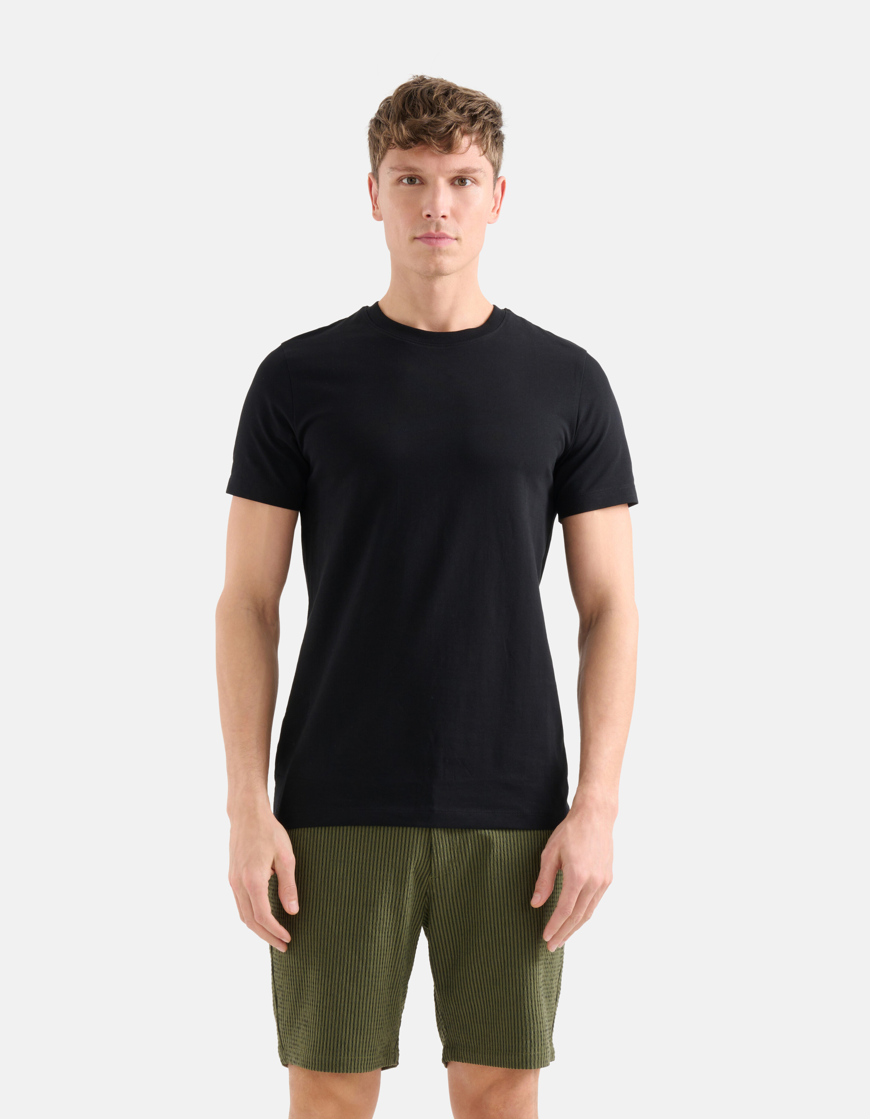Basis T-shirt Zwart Refill